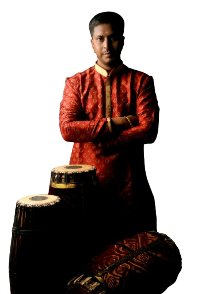 Vid. Sri. Anand Srihari with the mridangam